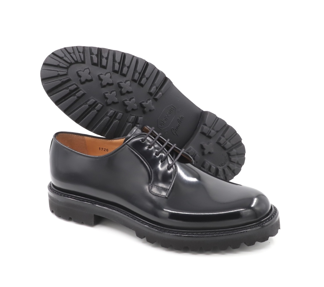 Cap Toe Shoes - Logan Polido Noir